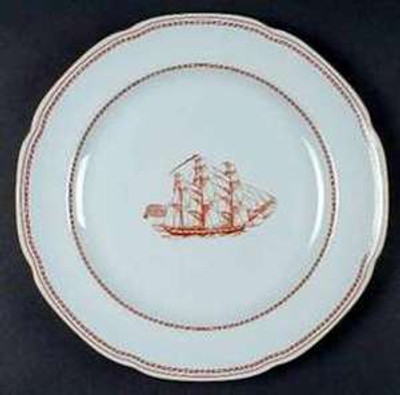 Spode Trade Winds Red W128 Dinner Plate.