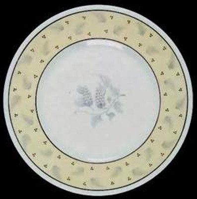 Wedgwood - Windrush ~ Yellow W3973 - Cream Soup Cup and Saucer