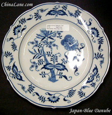 Blue Danube Oversized Saucer, 6 3/4". Porcelain with classic Japanese blue onion design.