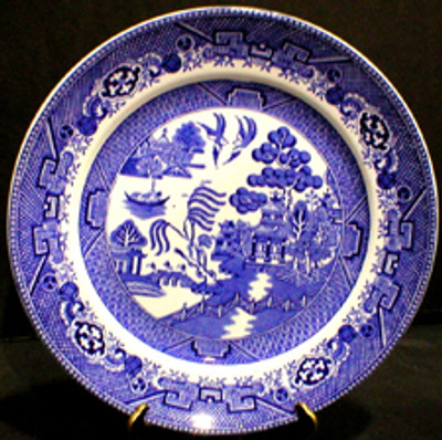 Adams - Willow ~ Blue - Dinner Plate