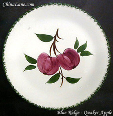 Blue Ridge - Quaker Apple - Bread Plate