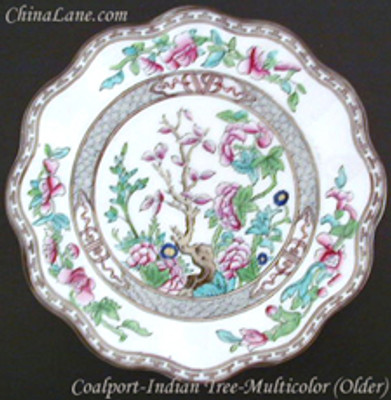 Coalport - Indian Tree ~ Multicolor (Older) - Cup and Saucer