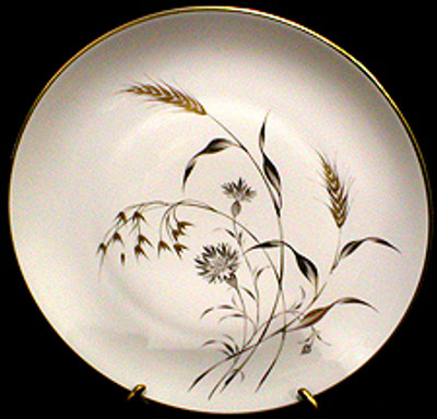 Heinrich Golden Harvest Bread Plate - New 2". Collectible replacement piece available at China Lane.
