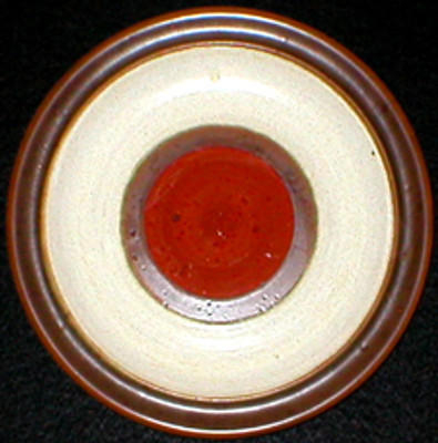 Denby Potters Wheel Rust Red Salad Plate - authentic Denby Potters Wheel Rust Red Salad Plate from China Lane.