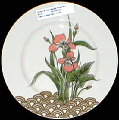 Fitz and Floyd - Water Iris - Salad Plate