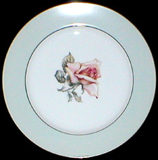 Halsey Damask Rose Salad Plate 2" in the Halsey Damask Rose pattern. Shop China Lane for replacement china.