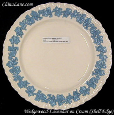 Wedgwood - Lavender on Cream ~ Shell Edge - Salad Plate