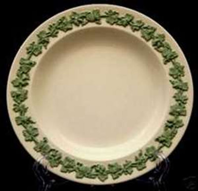 Wedgwood - Celadon on Cream~Plain Edge - Dinner Plate
