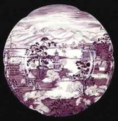 Johnson Brothers - Enchanted Garden~Plum - Dessert Bowl