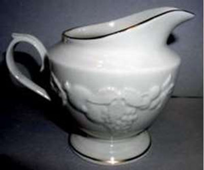 Lenox Fruits of Life Creamer. Collectible replacement piece available at China Lane.