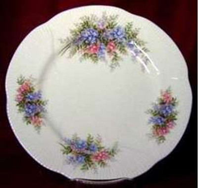 Royal Albert - Blossom Time Series - Salad Plate ~ Wisteria