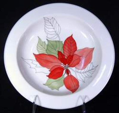 Block - Poinsettia - Soup Bowl