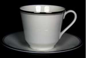 Royal Doulton Concord Platinum Cup and Saucer from the Concord Platinum collection by Royal Doulton.