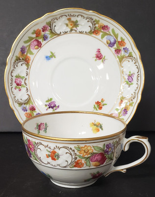 Schumann - Empress Dresden Flowers - Cup and Saucer