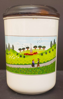 Villeroy and Boch - Design Naif - Storage Jar- Boy and Girl