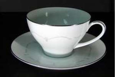 Noritake - Whitebrook 6441 - Cup and Saucer