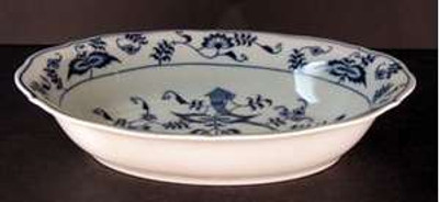 Japan China - Blue Danube - Oval Bowl