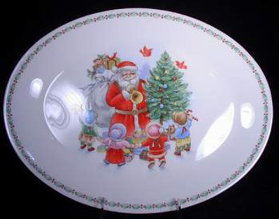 Mikasa - Jolly St. Nick CAF01 - Platter