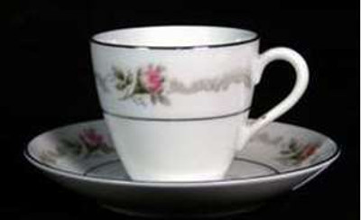 Mikasa - First Love 202 - Demitasse Cup and Saucer