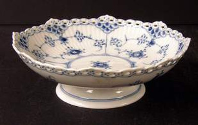 Royal Copenhagen - Blue Fluted ~ Full Lace - Compote