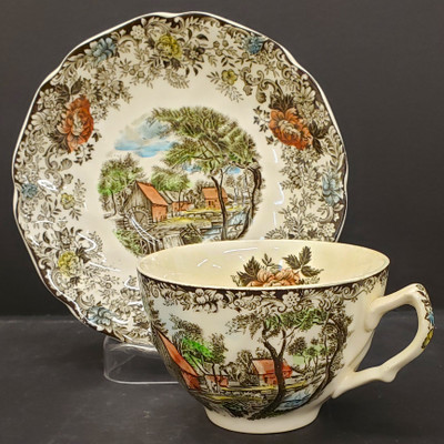 Johnson Brothers Millstream Brown/Multicolor Saucer