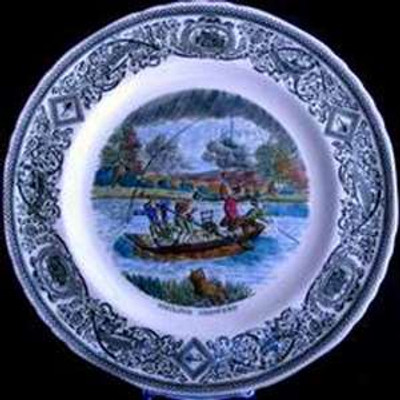 Mason's - Angling Series - Dinner Plate #4