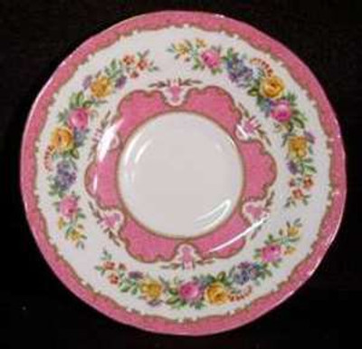 Crown Staffordshire Lyric/Tunis F15825 Saucer - authentic Crown Staffordshire Lyric  Tunis F15825 Saucer from China Lane.