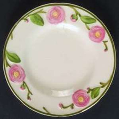 Metlox - Camellia (Green Trim) - Bread Plate