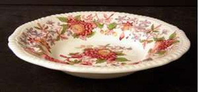 Spode - Aster 2/8130 ~ Red - Soup Bowl