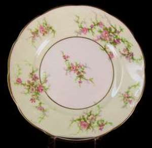 Haviland Rosalinde (France) Saucer. Collectible replacement piece available at China Lane.