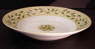 Gibson Royal Holly Soup Bowl 8". Collectible replacement piece available at China Lane.