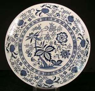 Japan China - Blue Onion (Inner Band) - Luncheon Plate