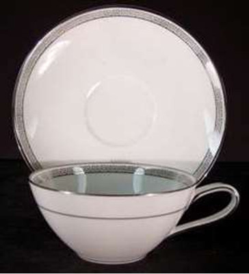 Noritake - Silver Key 5941 - Cup and Saucer