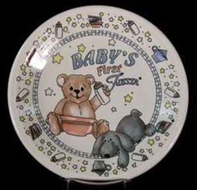 Homer Laughlin - Fiesta~Baby's First - Child's Plate