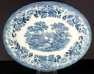 Churchill Tonquin Blue Platter at China Lane - replacement Tonquin Blue Platter.