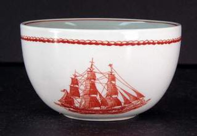 Wedgwood - Flying Cloud ~ Rust - Sugar Bowl