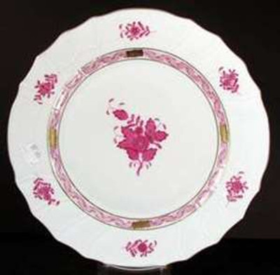 Herend - Chinese Bouquet~Raspberry - Dinner Plate