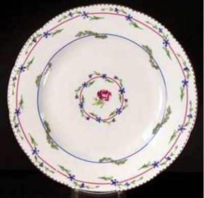 Mottahedeh - Cornflower Garland - Salad Plate