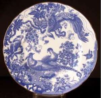 Royal Crown Derby - Blue Aves A1309 - Salad Plate