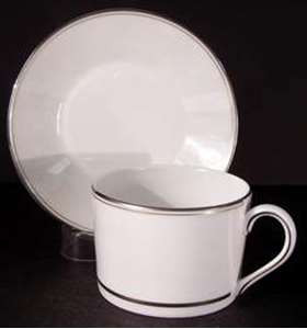 Wedgwood Fidelity Flat Cup and Saucer Set. Replacement piece available at China Lane.