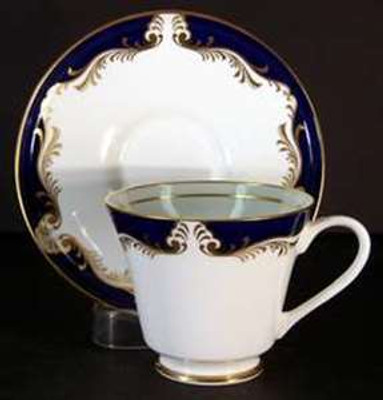 Aynsley - Royal Blue 183 - Cup and Saucer