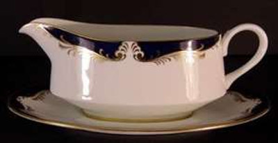 Aynsley - Royal Blue 183 - Gravy Boat