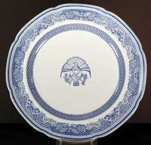 Spode Heritage W69 Blue Bread Plate from Heritage Blue W69 by Spode at China Lane.