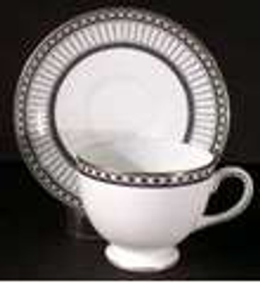 Wedgwood - Colonnade W4340~Black - Cup and Saucer