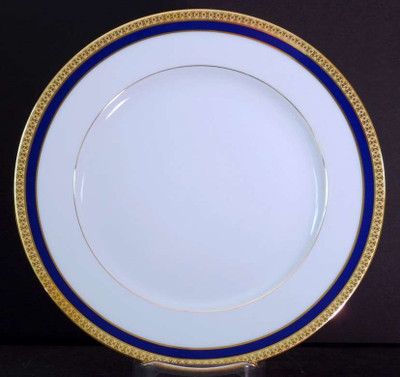 Haviland Symphonie (Blue and Gold) Bread Plate 8". Collectible replacement piece available at China Lane.