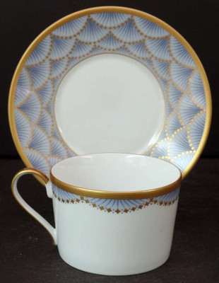 Faberge - Coronation~Blue - Cup and Saucer