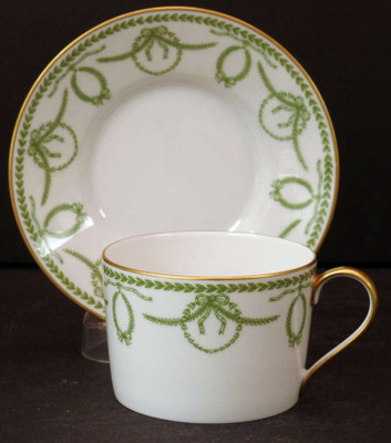 Faberge - Cheverney~Green - Cup and Saucer