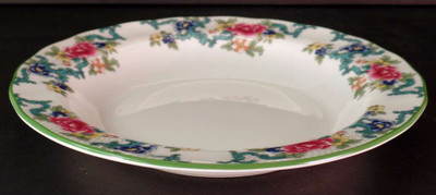 Royal Doulton - Floradora~Green Trim TC1127 - Soup Bowl