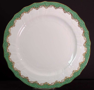 Herend Fish Scale Service Plate. Collectible replacement piece available at China Lane.
