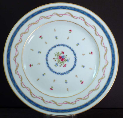 Haviland Vieux Paris Blue Salad Plate 8" from Haviland Vieux Paris Blue. Replacement piece from China Lane.